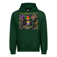 Forest Green parading with my gnomies Urban Hoodie - CowGirlArtShop