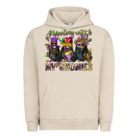 Pigment French Oak parading with my gnomies Urban Hoodie - CowGirlArtShop