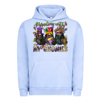 Pigment Grape Ice parading with my gnomies Urban Hoodie - CowGirlArtShop