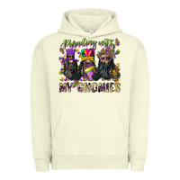 Pigment Pistachio parading with my gnomies Urban Hoodie - CowGirlArtShop