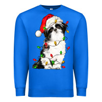 True Royal christmas shih tzu dog Premium Sweatshirt - LillyAllenDesigns