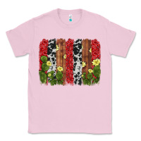 Bubblegum Pink cactus cowhide  brushstroke Classic Tee - AdoDesignShop