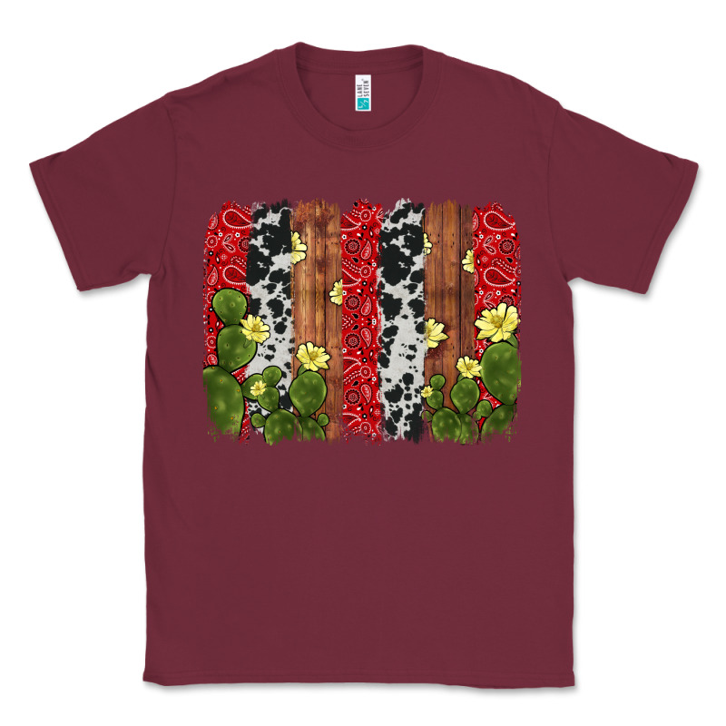 Cactus Cowhide  Brushstroke Classic Tee by AdoDesignShop | Teevron