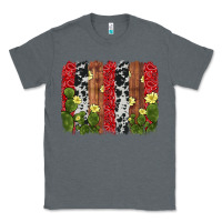 Charcoal Heather cactus cowhide  brushstroke Classic Tee - AdoDesignShop