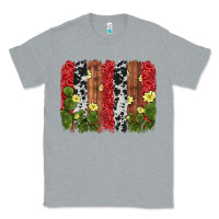 Heather Grey cactus cowhide  brushstroke Classic Tee - AdoDesignShop