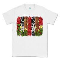 White cactus cowhide  brushstroke Classic Tee - AdoDesignShop