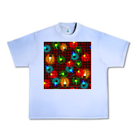 Grape Ice christmas lights seamless pattern Urban Heavy Tee - BundleAndBundleShop