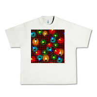Pistachio christmas lights seamless pattern Urban Heavy Tee - BundleAndBundleShop