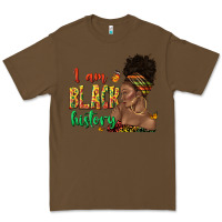 Cacao i am black history afro black woman juneteenth Premium Tee - texasbilliewilder