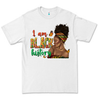 White i am black history afro black woman juneteenth Premium Tee - texasbilliewilder