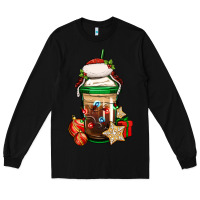 Black Christmas vacation trapper hat coffee cup Long Sleeve Tee - Jasminsmagicworld