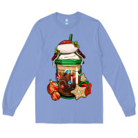 Colony Blue Christmas vacation trapper hat coffee cup Long Sleeve Tee - Jasminsmagicworld