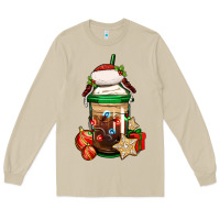 Mushroom Christmas vacation trapper hat coffee cup Long Sleeve Tee - Jasminsmagicworld