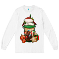 White Christmas vacation trapper hat coffee cup Long Sleeve Tee - Jasminsmagicworld
