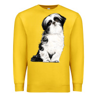 Lemon shih tzu dog Premium Sweatshirt - LillyAllenDesigns