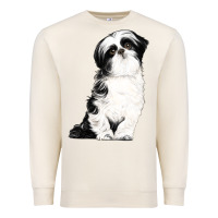 Sandshell shih tzu dog Premium Sweatshirt - LillyAllenDesigns