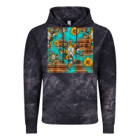 Cloud Black bull skull cross seamless pattern Vintage Hoodie - HRA Design Shop