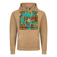 Vintage Camel bull skull cross seamless pattern Vintage Hoodie - HRA Design Shop