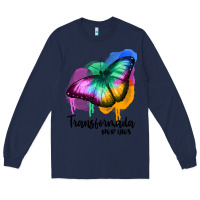 Navy transformada por dios Long Sleeve Tee - JahusDesignShop