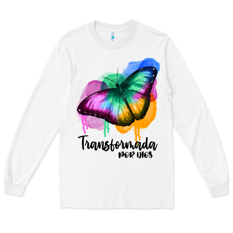 Transformada Por Dios Long Sleeve Tee by JahusDesignShop | Teevron