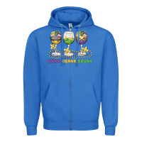 True Royal drink drank drunk Zipper Hoodie - MaliasSmallBusiness