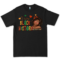 Black i am black history afro girl Premium Tee - texasbilliewilder