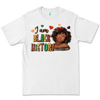 White i am black history afro girl Premium Tee - texasbilliewilder