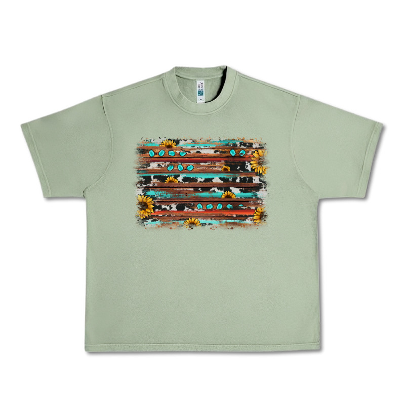 Sunflower Gemstone Background Urban Heavy Tee by JahusDesignShop | Teevron