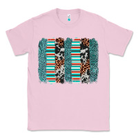Bubblegum Pink serape leopard cowhide  brushstroke Classic Tee - AdoDesignShop