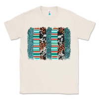 Natural serape leopard cowhide  brushstroke Classic Tee - AdoDesignShop