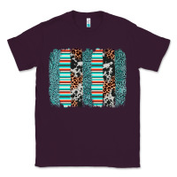 Plum serape leopard cowhide  brushstroke Classic Tee - AdoDesignShop
