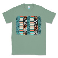 Sage serape leopard cowhide  brushstroke Classic Tee - AdoDesignShop