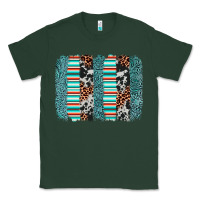 Sports Green serape leopard cowhide  brushstroke Classic Tee - AdoDesignShop