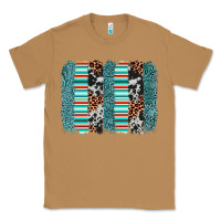 Toasted Coconut serape leopard cowhide  brushstroke Classic Tee - AdoDesignShop