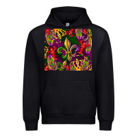 Black mardi gras Urban Hoodie - CowGirlArtShop
