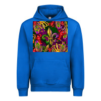 Cobalt mardi gras Urban Hoodie - CowGirlArtShop
