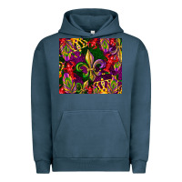 Pigment Midnight Navy mardi gras Urban Hoodie - CowGirlArtShop