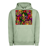 Pigment Oil Green mardi gras Urban Hoodie - CowGirlArtShop