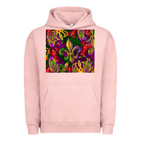 Pigment Salmon mardi gras Urban Hoodie - CowGirlArtShop