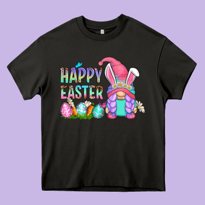 Happy Easter Gnomes Heavy Core Tee Designed By Zillion Design Studio