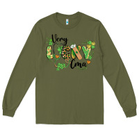 Army Green st. patricks day very lucky cma Long Sleeve Tee - BarkalooDesign
