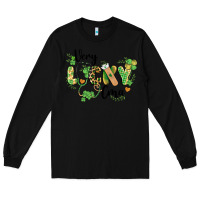 Black st. patricks day very lucky cma Long Sleeve Tee - BarkalooDesign