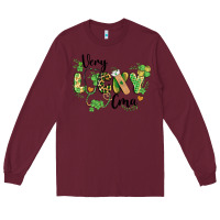 Burgundy st. patricks day very lucky cma Long Sleeve Tee - BarkalooDesign