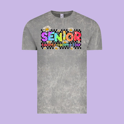 Senior Twenty Twenty Four Vintage Tee Designed By Adodesignshop