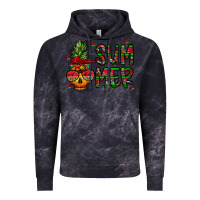 Cloud Black summer vibes Vintage Hoodie - CowhideDigitalArt
