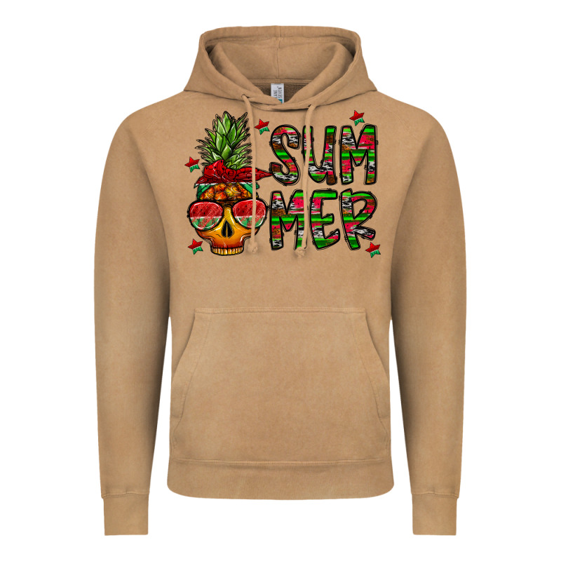 Summer Vibes Vintage Hoodie by CowhideDigitalArt | Teevron