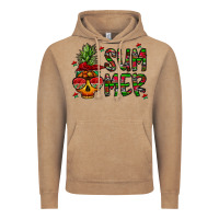 Vintage Coffee summer vibes Vintage Hoodie - CowhideDigitalArt