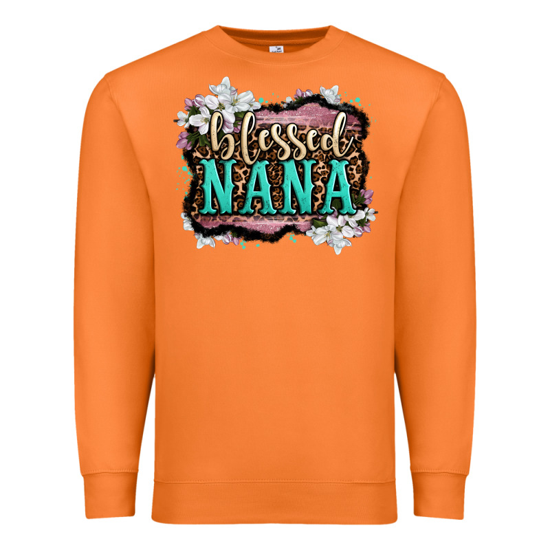 Blessed Nana Premium Sweatshirt by LillyAllenDesigns | Teevron