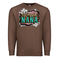 Chestnut blessed nana Premium Sweatshirt - LillyAllenDesigns