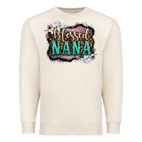 Sandshell blessed nana Premium Sweatshirt - LillyAllenDesigns